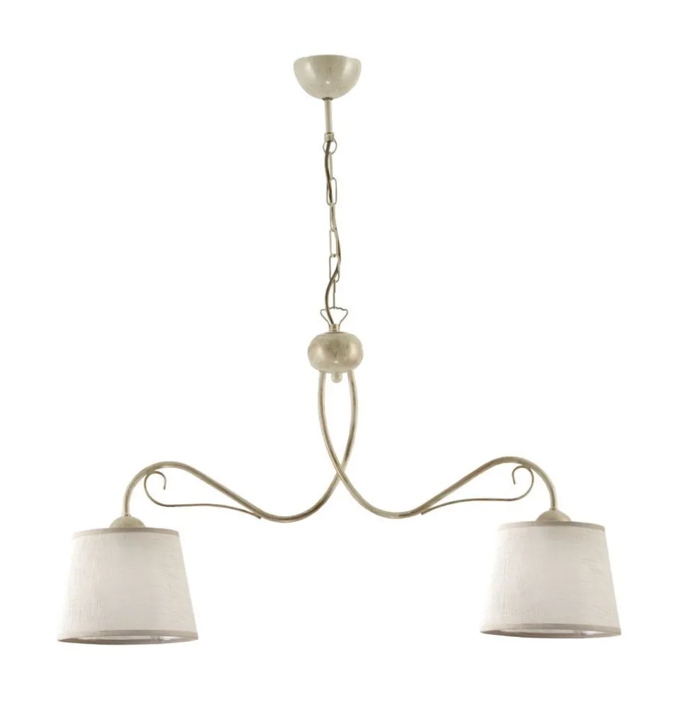 Hängeleuchte Stoff Metall LOCOLA Esszimmer Lampe