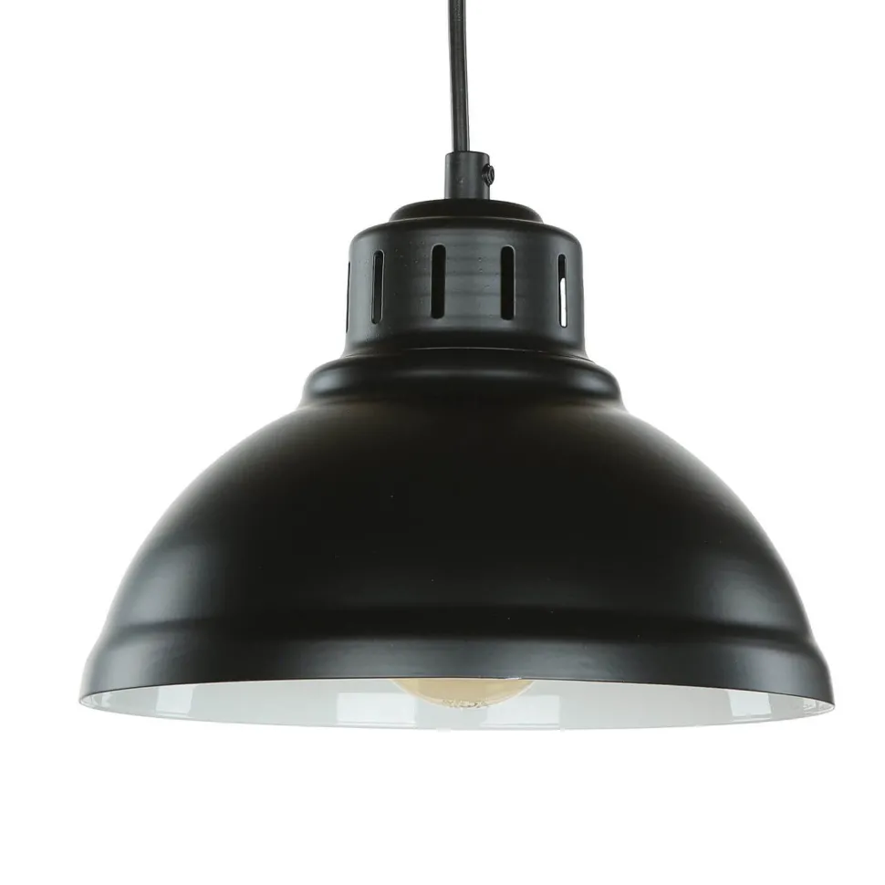 Hängeleuchte SVEN in Schwarz 3-flmg