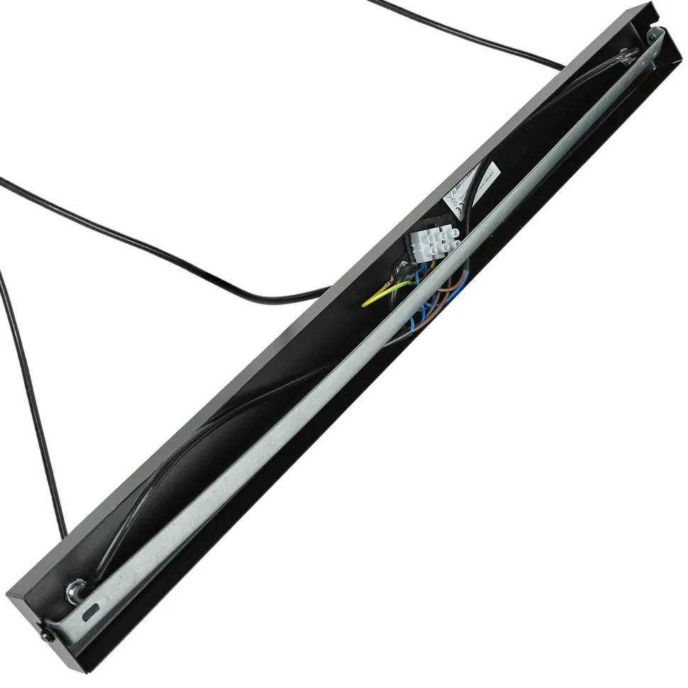 Hängeleuchte SVEN in Schwarz 3-flmg