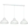 Hängeleuchte SVEN in Weiß 3-flmg