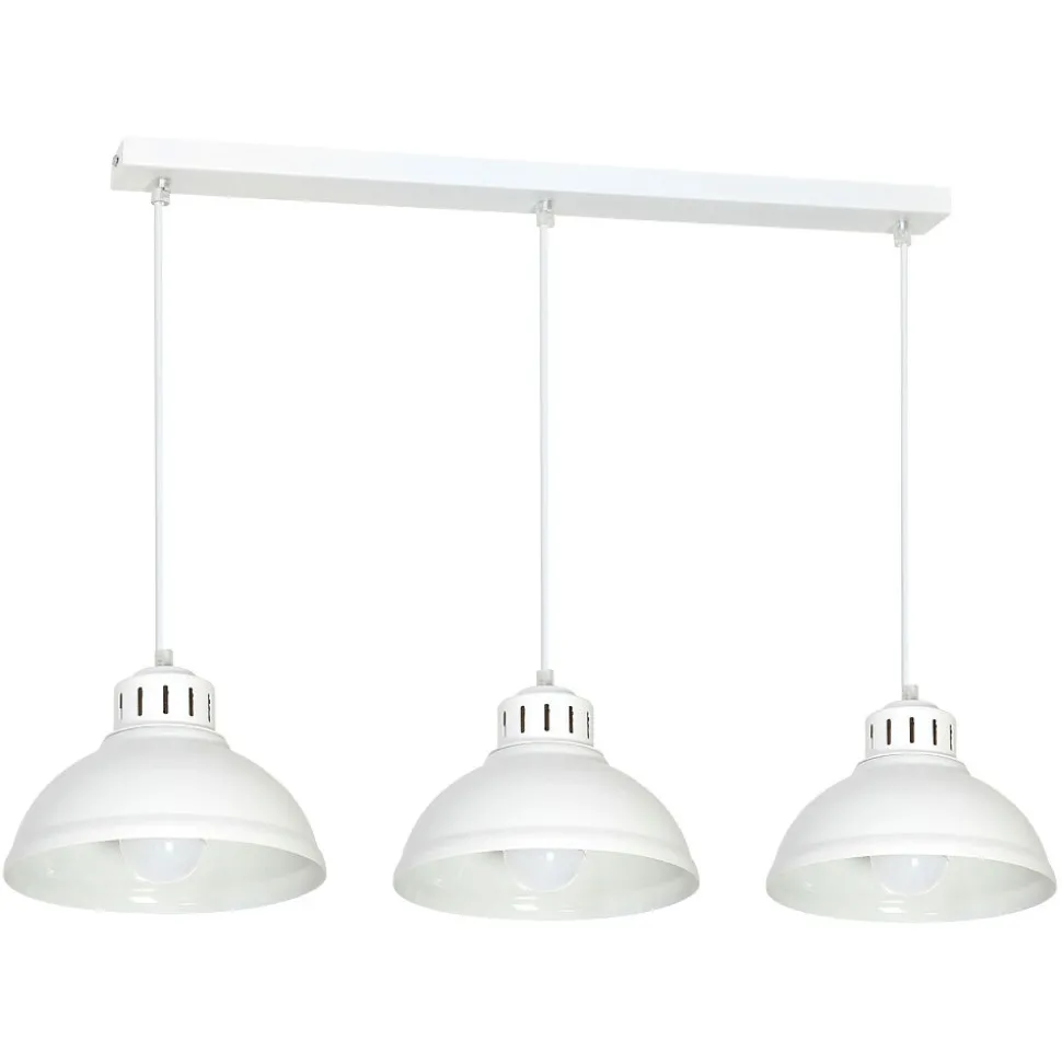 Hängeleuchte SVEN in Weiß 3-flmg