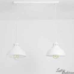 Hängeleuchte SVEN in Weiß 2-flmg