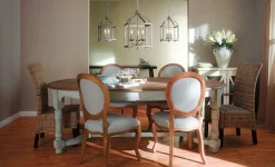 Hängeleuchte THOREN Nickel kürzbar Lampe Esszimmer