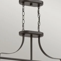 Hängeleuchte Vintage B: 96,5 cm höhenverstellbar in Bronze