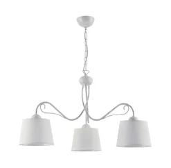 Hängeleuchte Weiß Ø80cm Esstisch Leuchte LOCOLA