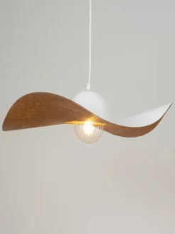 Hängeleuchte Weiß Kupfer E27 Modern Esstisch