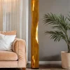 Holz Stehlampe Skandinavisch 141 cm klein E27 wohnlich