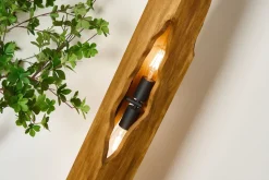 Holz Stehlampe Skandinavisch 141 cm klein E27 wohnlich