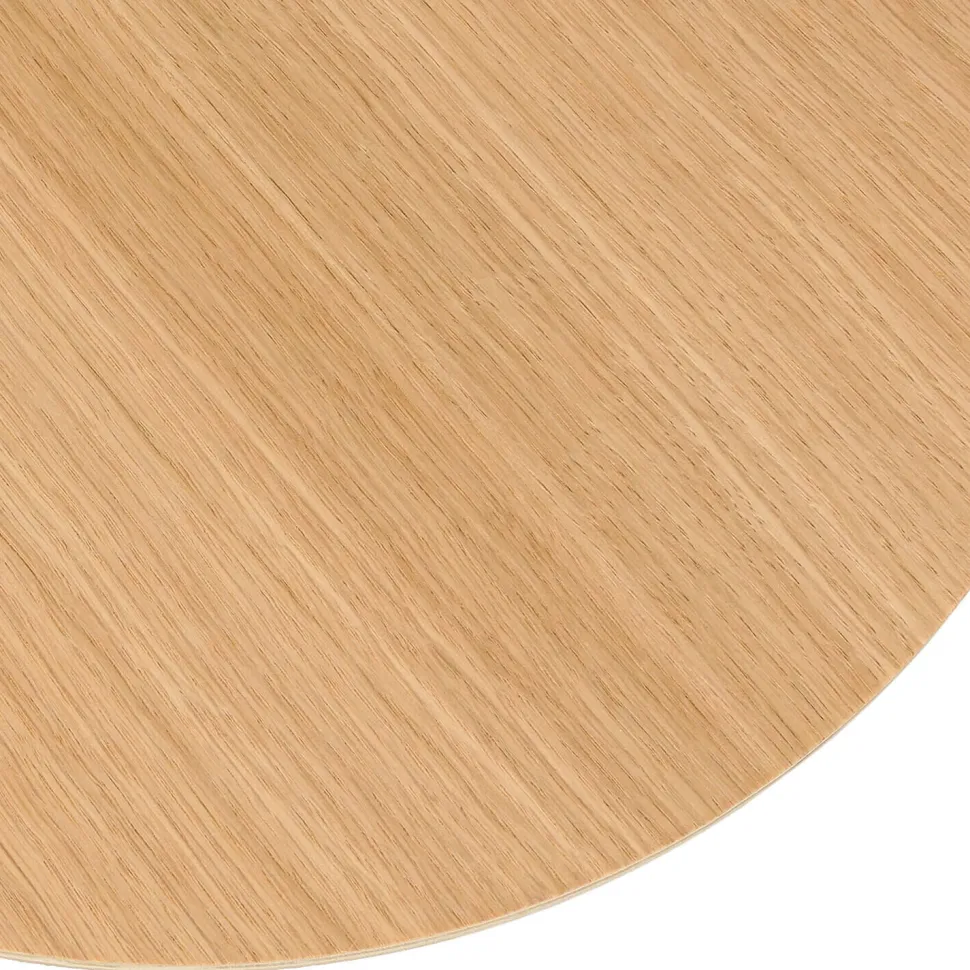 Holz Wandlampe rund Ø 30 cm flach indirektes Licht