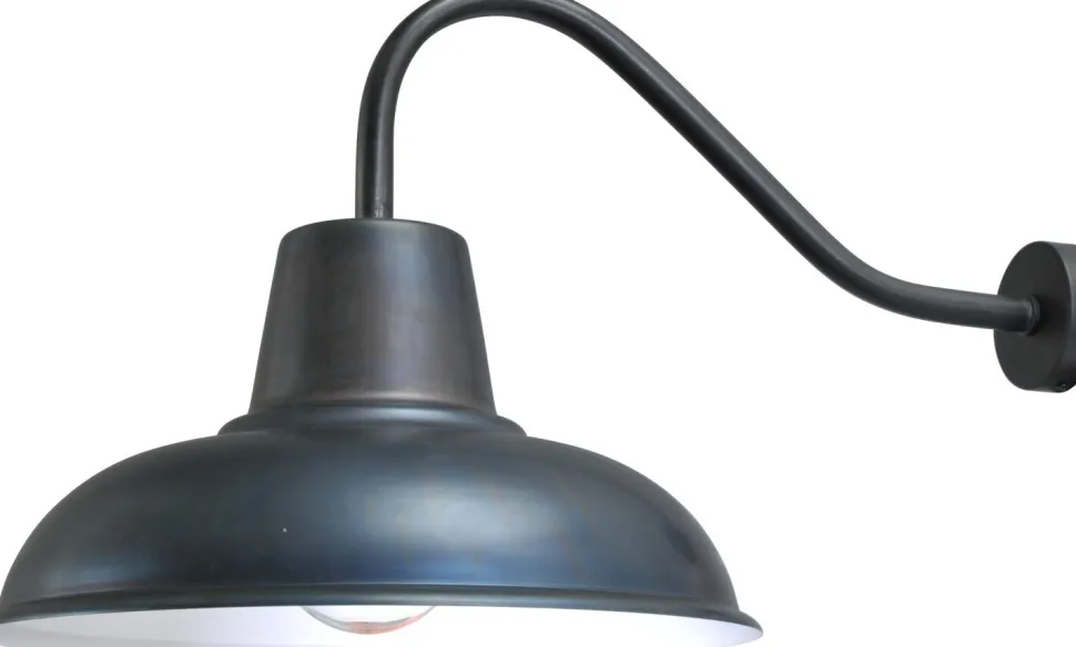 Hotelleuchte E27 DI PANNA in Schwarz Roter Metall Optik