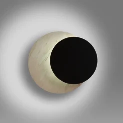 Indirekte Wandlampe Holz Metall Skandinavisch G9 Flur