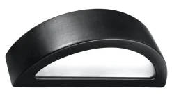 indirekte Wandlampe Schwarz Up Down 40 cm breit E27