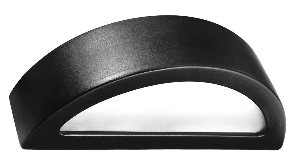 indirekte Wandlampe Schwarz Up Down 40 cm breit E27