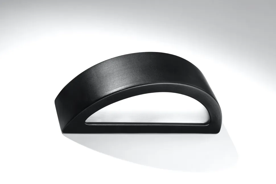 indirekte Wandlampe Schwarz Up Down 40 cm breit E27