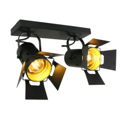 Industrial Deckenstrahler Metall L:58 cm E27 flexibel