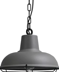 Industrie Hängelampe in Anthrazit