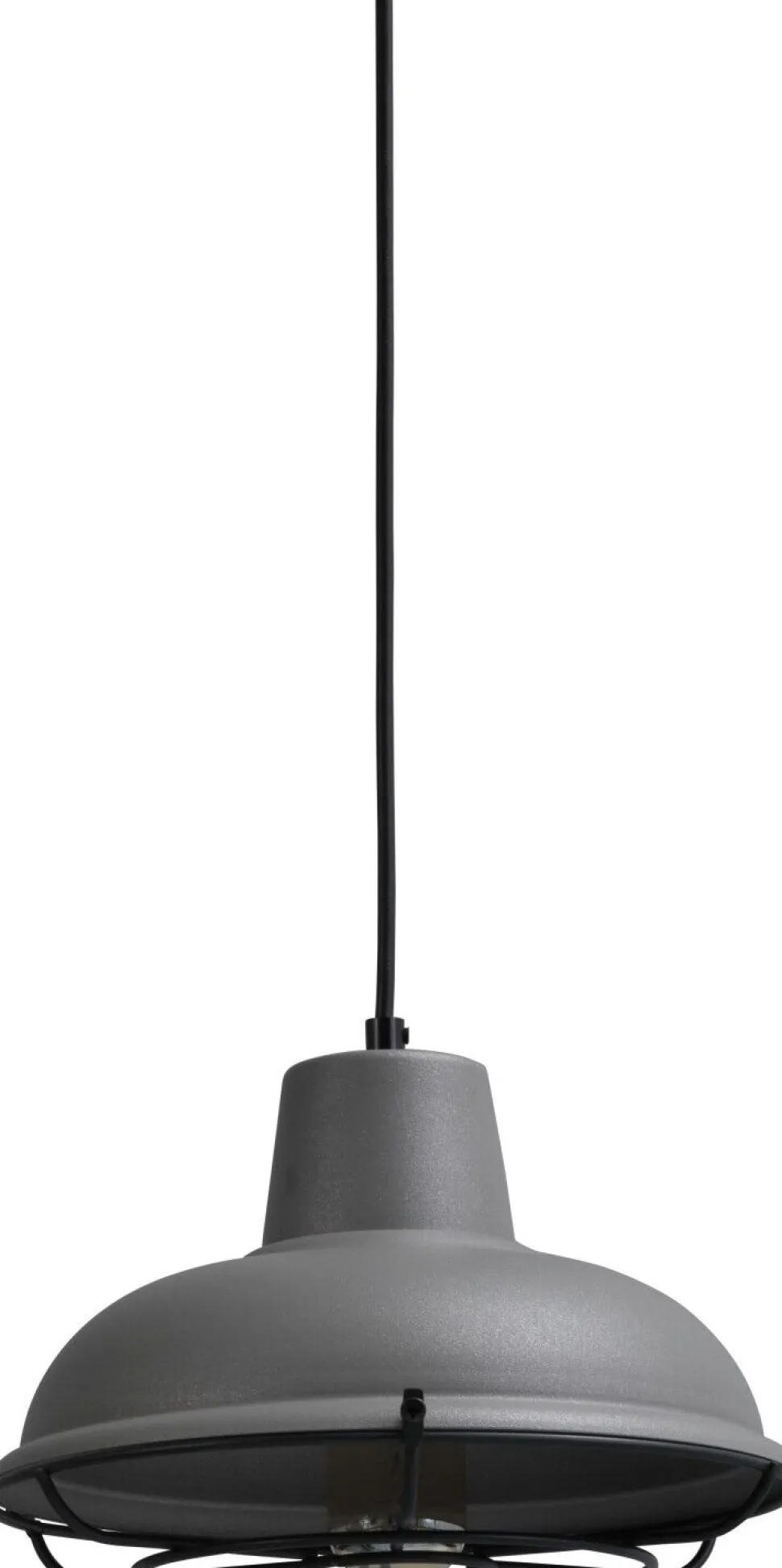 Industrie Hängeleuchte in Anthrazit