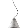 Industrie Pendellampe Grau
