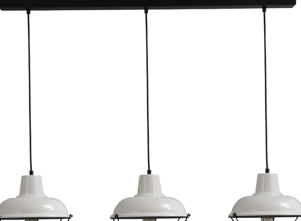 Industrie Pendelleuchte E27 in Weiß