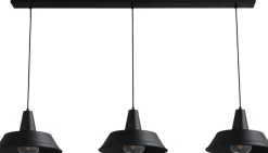 Industrie Pendelleuchte Hängeleuchte Schwarz