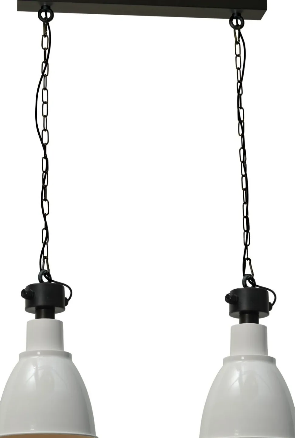 Industrie Pendelleuchte Hängeleuchte in Weiß