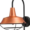Industrie Wandleuchte Kupfer Schirm Ø25cm PRATO