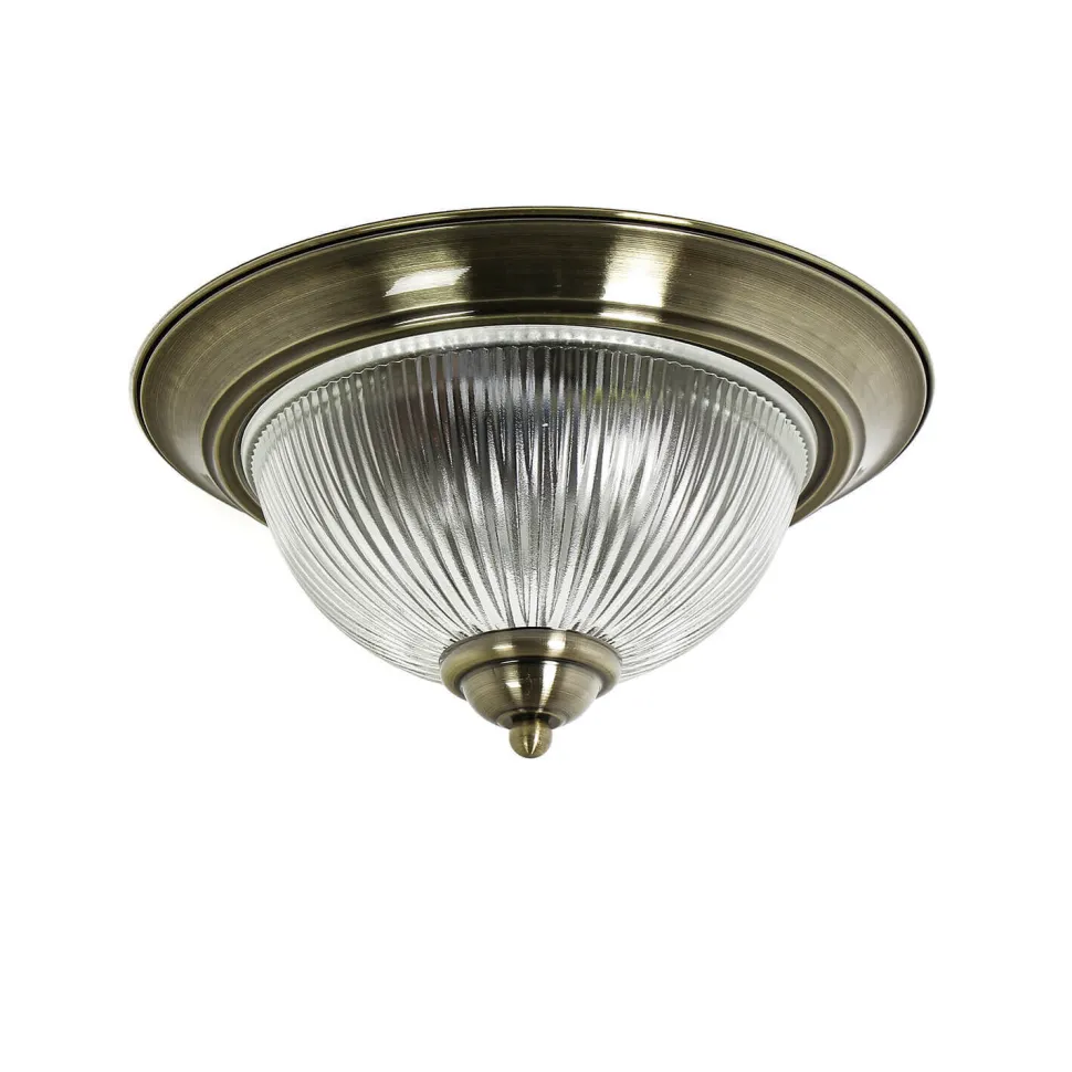 Jugendstil Leuchte für die Decke 2xE14 messing-farben