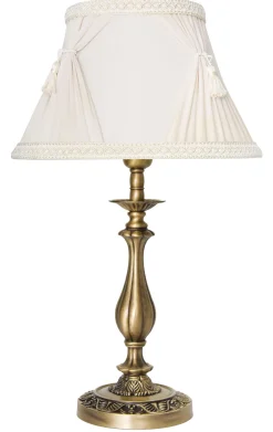 Jugendstil Tischleuchte E14 Weiß