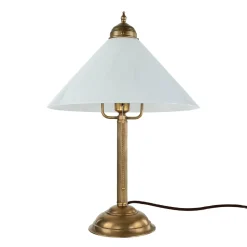 Jugendstil Tischleuchte V4 Echtmessing Zug