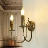 Jugendstil Wandlampe Bronze Hell