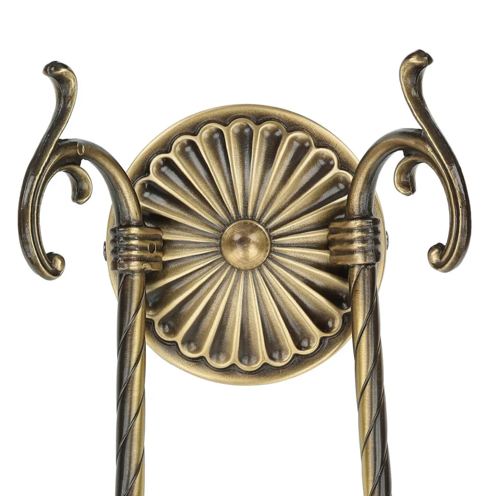 Jugendstil Wandlampe Bronze Hell