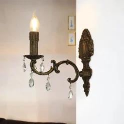 Jugendstil Wandleuchter E14 Venezia