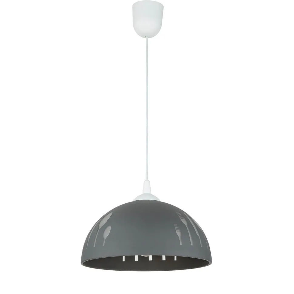 Küchenlampe Retro Glas mit Motiv Ø30cm