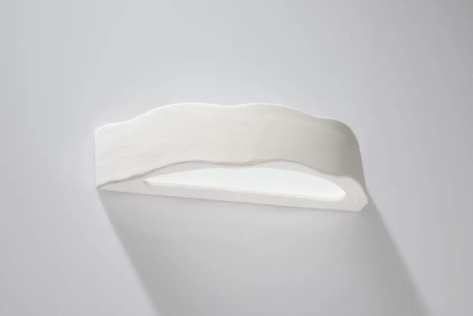 Keramik Wandleuchte Weiß bemalbar Up Down