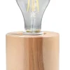 Kleine Holzlampe rund Ø10cm H:10cm für E27 dekorativ