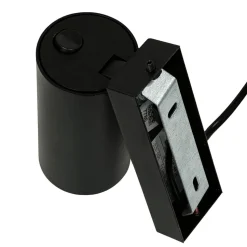 Kleine Spot Lampe mit Schalter Kabel Schwarz GU10