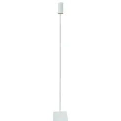 Kleine Stehlampe Weiß 124cm Modern flexibel GU10 Metall