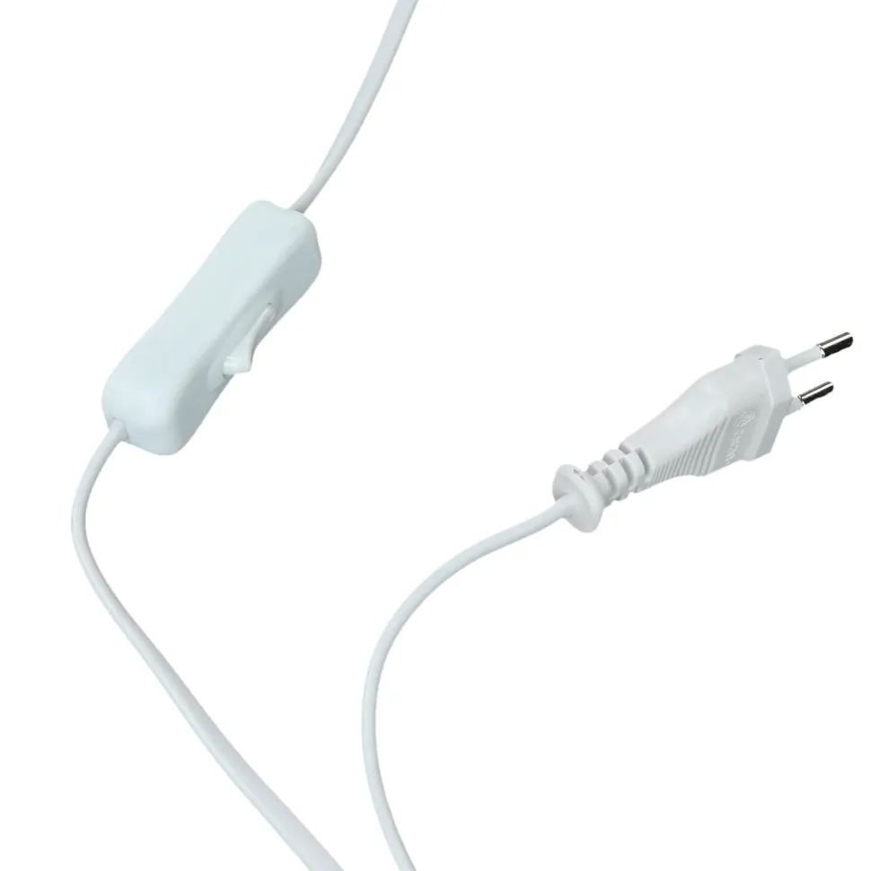 Kleine Tischlampe Holz Stoff H:31cm Ø17cm modern