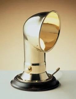 Kleine Tischlampe Messing Maritim H:24,5cm Periskop