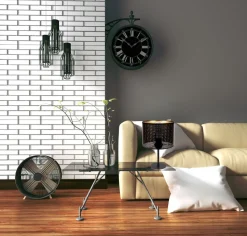 Kleine Tischleuchte Metall Schwarz Gold E27 30 cm Loft