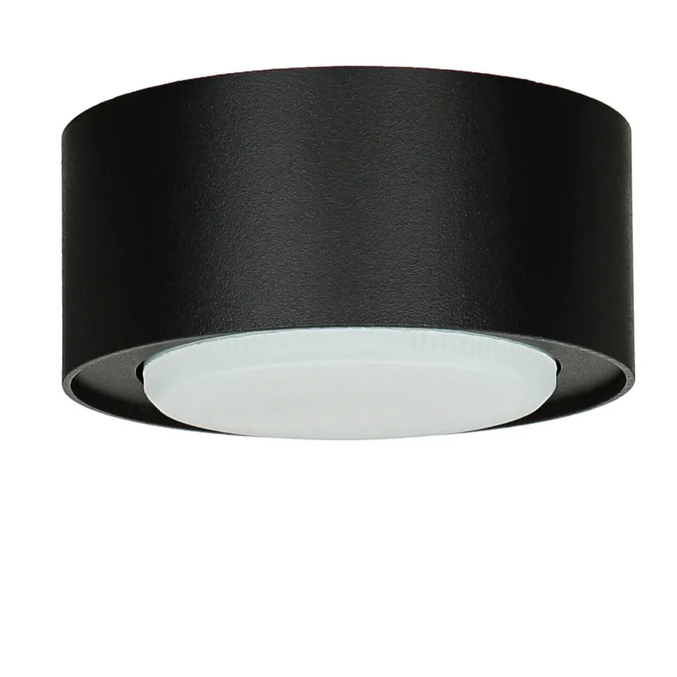 Kleiner Deckenstrahler Metall Ø10cm rund blendarm