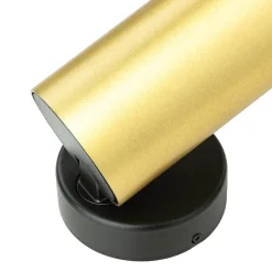 Kleiner Deckenstrahler Messing H:13cm GU10 elegant