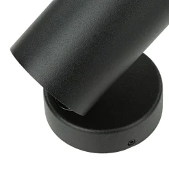 Kleiner Deckenstrahler Schwarz Gold H:13cm Ø7cm elegant