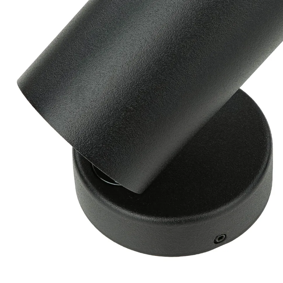 Kleiner Deckenstrahler Schwarz Gold H:13cm Ø7cm elegant