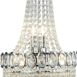 Kristall Kronleuchter Ø 38 cm H: max. 128 cm verstellbar