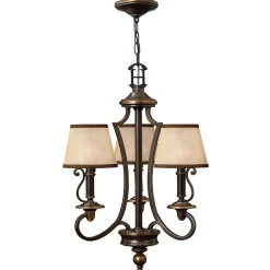 Kronleuchter ANABELL 9 Creme kürzbar Ø46cm Lampe