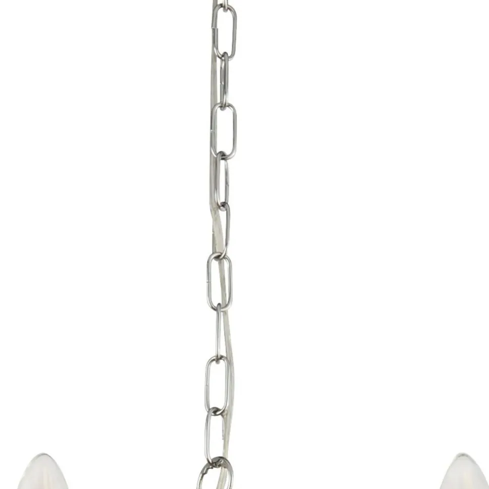 Kronleuchter Chrom 12-armig E14 Ø 88 cm H: max. 1,5 m Metall