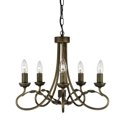 Kronleuchter GOTICA 6 Gold kürzbar Esstisch Lampe