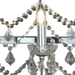 Kronleuchter in Chrom 14-flammig E14 L:128 cm länglich