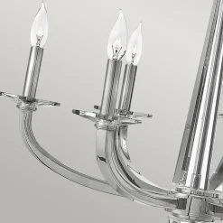 Kronleuchter Kristall Metall 71,1 cm breit E14 Modern